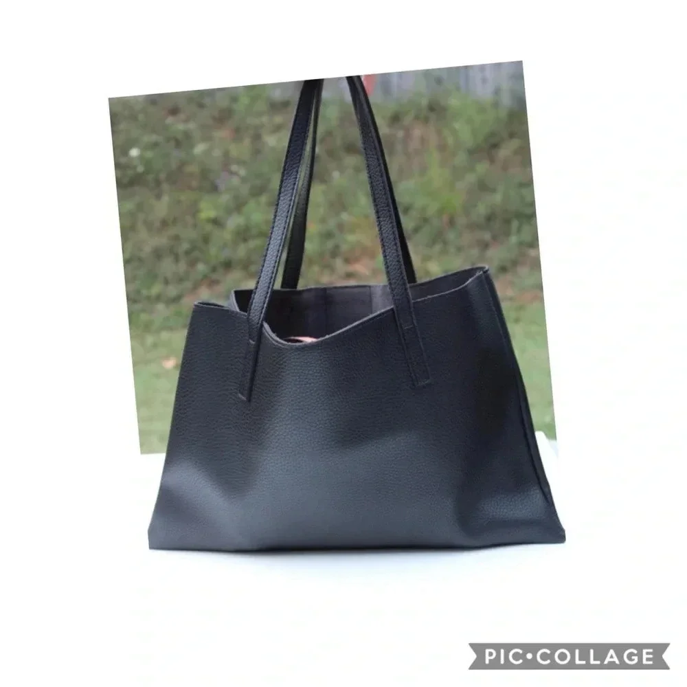 Vince Camuto striped tote bag